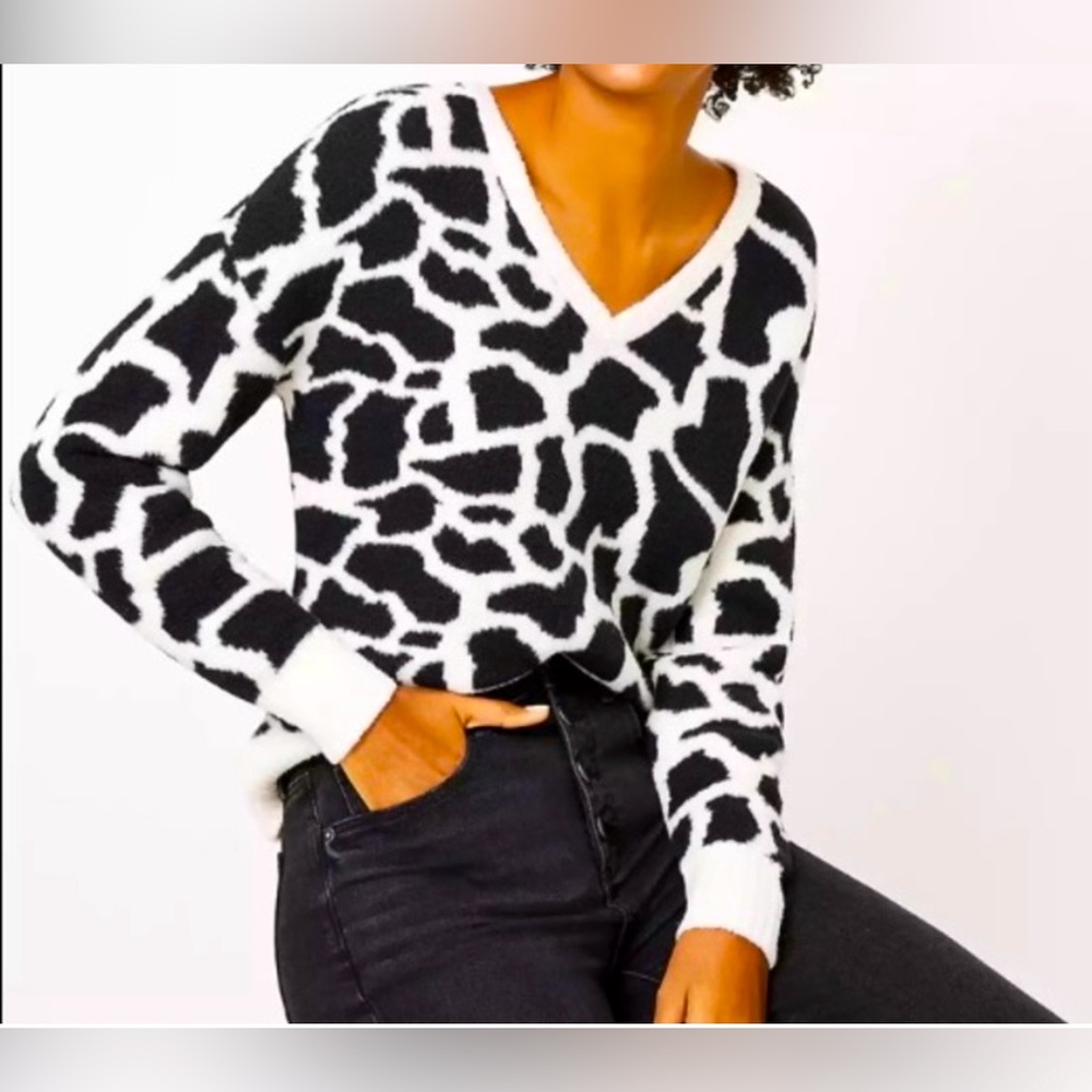 Loft Animal Print Sweater